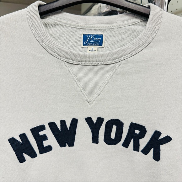 J. Crew New York French Terry Sweatshirt Sweater - Picture 2 of 5